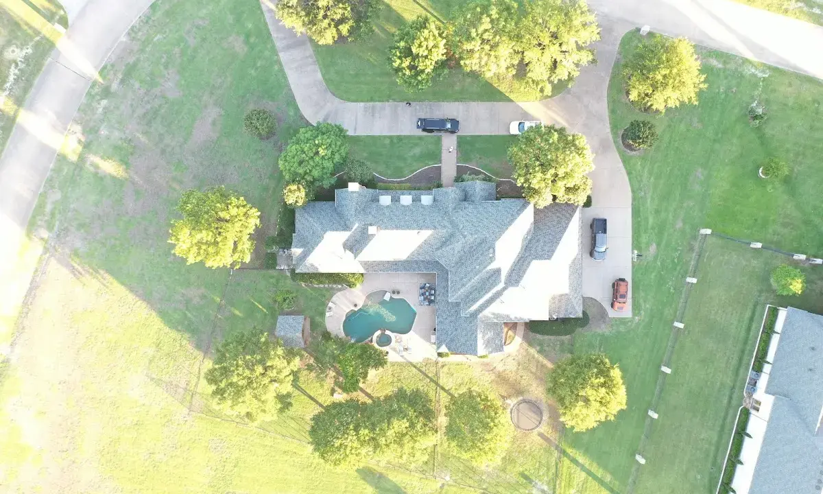 New shingle roof installation on a home in Cimarron Hills